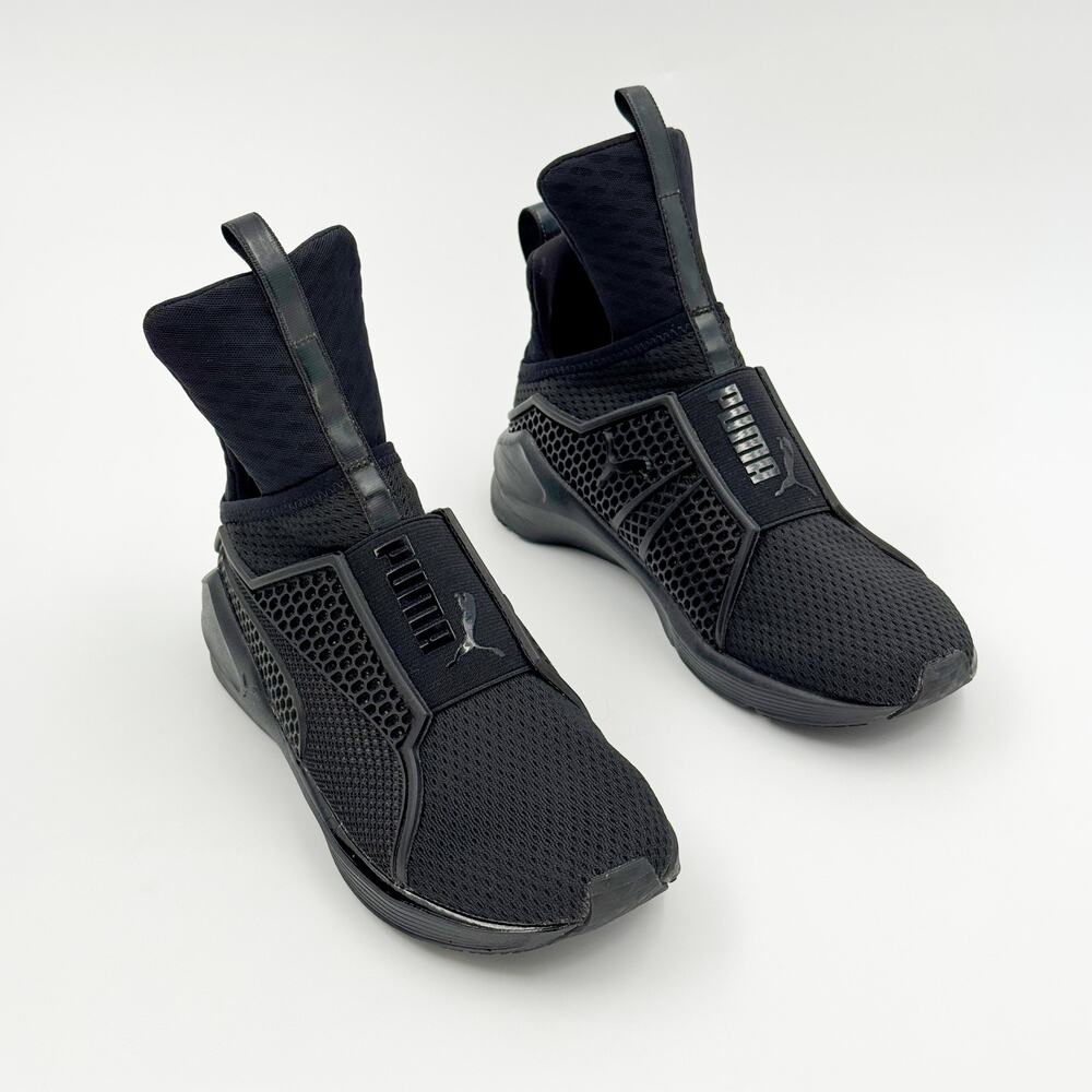 Puma Fenty by Rihanna Trainer Wns Black/Black Slip On Sneakers 6.5 Box Dust Bag